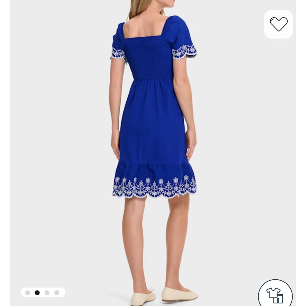 Gymboree Mandy Moore Royal Blue Midi Dress Mommy & Me Matching Dress Girls 3T - Picture 9 of 13